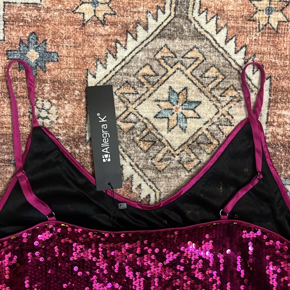 Allegra K sequin mini dress NWT - Picture 4 of 5